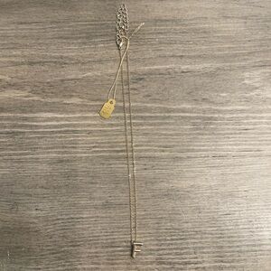 Gold Initial “F” Necklace